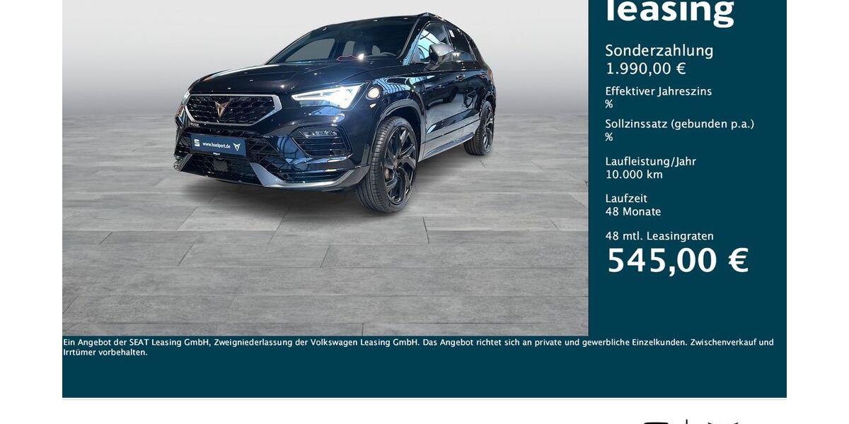 Cupra Ateca 1.990 km 48.980 &euro; Dortmund 44269